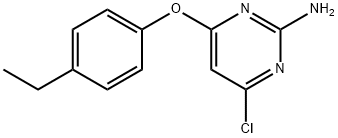 2-amino-4-(p-ethylphenoxy)-6-chloropyrimidine