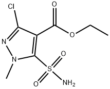 3-氯-5-氨基磺酰基-1-甲基吡唑-4-甲酸乙酯