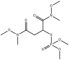 Dithiophosphoric acid S-[1,2-bis[[methoxy(methyl)amino]carbonyl]ethyl]O,O-dimethyl ester