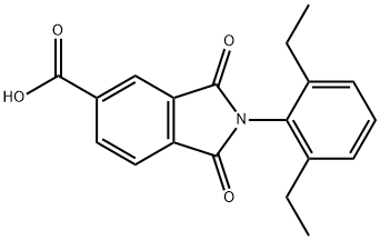 2-(2,6-二乙基苯基)-1,3-二氧异喹啉-5-羧酸