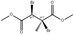Butanedioic acid, 2,3-dibromo-2-methyl-, dimethyl ester, (R*,R*)- (9CI)