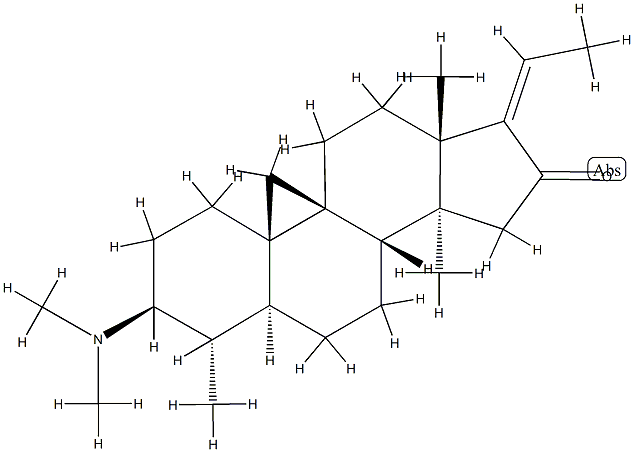 (17E)-3β-(Dimethylamino)-4α,14-dimethyl-9,19-cyclo-5α-pregn-17(20)-en-16-one