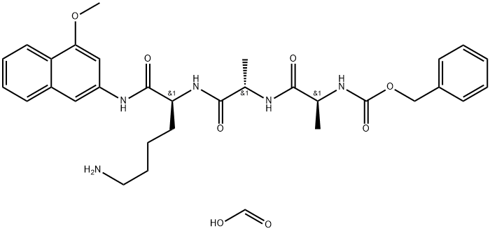 N-CBZ-ALA-ALA-LYS 4-METHOXY-B-*NAPHTHYLAMIDE FORMATE