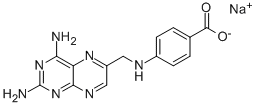 4-(N-[2,4-二氨基-6-喋啶甲基]-氨基)苯酸钠盐