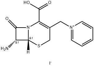 1-[((7R)-7-AMINO-4-CARBOXY-3,4-DIDEHYDROCEPHAM-3-YL)METHYL]PYRIDINIUM IODIDE