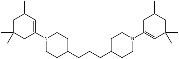 1-(3,3,5-trimethyl-1-cyclohexen-1-yl)-4-[3-[1-(3,5,5-trimethyl-1-cyclohexen-1-yl)-4-piperidyl]propyl]piperidine