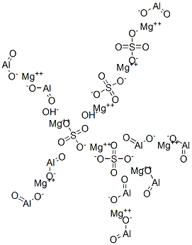 decamagnesium hydroxide bis(sulphate) pentaaluminate