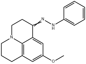 2,3,6,7-Tetrahydro-9-methoxy-1H,5H-benzo[ij]quinolizin-1-one phenyl hydrazone