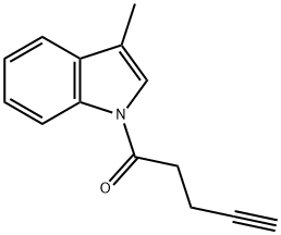1-(3-Methyl-indol-1-yl)-pent-4-yn-1-one