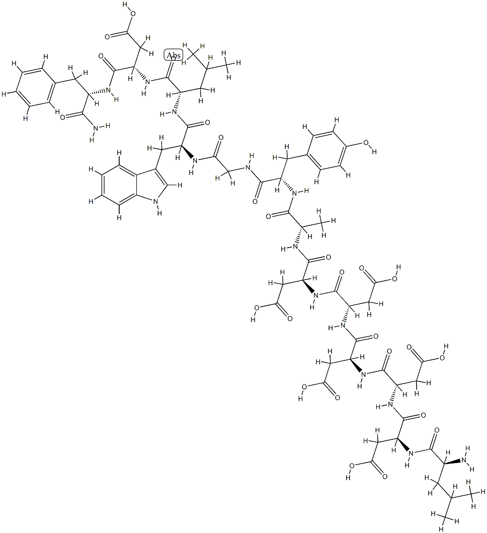 minigastrin, des-Trp(1)-Asp(5)-Leu(12)-
