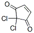4-Cyclopentene-1,3-dione,  2,2-dichloro-