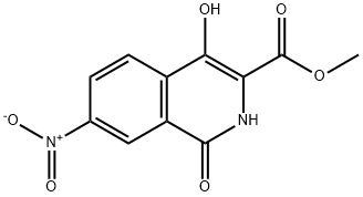 3-Isoquinolinecarboxylic acid, 1,2-dihydro-4-hydroxy-7-nitro-1-oxo-, methyl ester