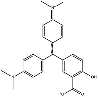 N-[4-[(3-Carboxylato-4-hydroxyphenyl)[4-(dimethylamino)phenyl]methylene]-2,5-cyclohexadien-1-ylidene]-N-methylmethanaminium