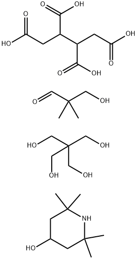 1,2,3,4-Butanetetracarboxylic acid polymer with 2,2-bis(hydroxymethyl)-1,3-propane- diol and 3-hydroxy-2,2-dimethylpropanal, 2,2,6,6-tetramethyl-4-piperidinyl ester