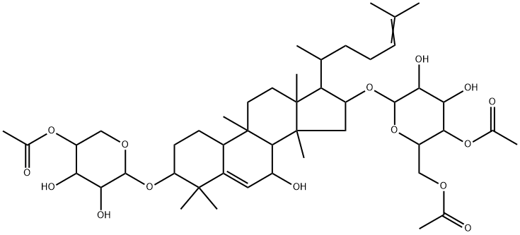 [3β-(4-O-Acetyl-β-D-xylopyranosyloxy)-7β-hydroxycucurbita-5,24-dien-16β-yl]4-O,6-O-diacetyl-β-D-glucopyranoside