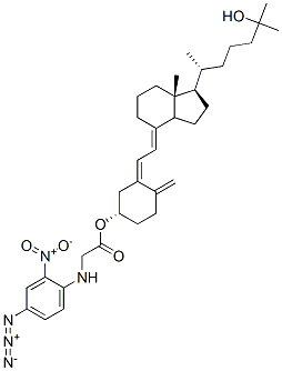 25-hydroxyvitamin D3 3-(N-(4-azido-2-nitrophenyl)glycinate)