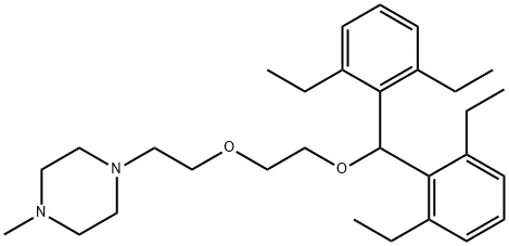 1-[2-[2-[Bis(2,6-diethylphenyl)methoxy]ethoxy]ethyl]-4-methylpiperazine