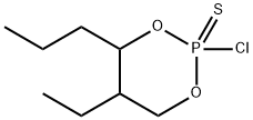 2-Chloro-5-ethyl-4-propyl-1,3,2-dioxaphosphorinane 2-sulfide