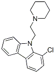 9-[2-(3,4,5,6-tetrahydro-2H-pyridin-1-yl)ethyl]carbazole chloride