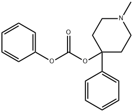 (1-methyl-4-phenyl-4-piperidyl) phenyl carbonate