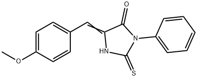 5-(4-甲氧基-苯亚甲基)-3-苯基-2-硫代-咪唑啉-4-酮