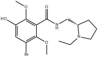 3-bromo-N-[(1-ethylpyrrolidin-2-yl)methyl]-5-hydroxy-2,6-dimethoxy-ben zamide
