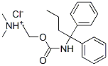 2-(1,1-diphenylbutylcarbamoyloxy)ethyl-dimethyl-azanium chloride