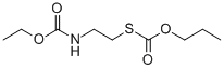 CARBAMIC ACID, N-(2-MERCAPTOETHYL)-, ETHYL ESTER, PROPYLTHIOCARBONATE  (ester)