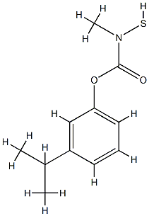 (3-propan-2-ylphenyl) N-methyl-N-sulfanyl-carbamate