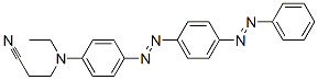 3-[Ethyl[4-[[4-(phenylazo)phenyl]azo]phenyl]amino]propionitrile