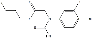 1-CARBOBUTYLMETHYL-3-VANILLYL-2-THIOUREA