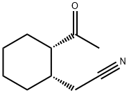 Cyclohexaneacetonitrile, 2-acetyl-, cis- (9CI)