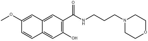 3-羟基-7-甲氧基-N-[3-(吗啉基)丙基]萘-2-甲酰胺