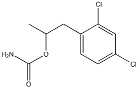 Carbamic acid 2,4-dichloro-α-methylphenethyl ester