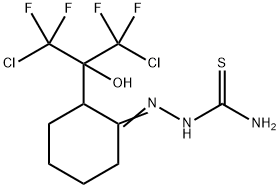 [[2-(1,3-dichloro-1,1,3,3-tetrafluoro-2-hydroxy-propan-2-yl)cyclohexylidene]amino]thiourea