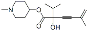 (1-methyl-4-piperidyl) 2-hydroxy-5-methyl-2-propan-2-yl-hex-5-en-3-yno ate