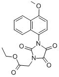 1-(Carboethoxymethyl)-3-(4-methoxy-1-naphthyl)-parabanic acid
