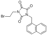 1-(2-Bromoethyl)-3-(1-naphthalenemethyl)parabanic acid