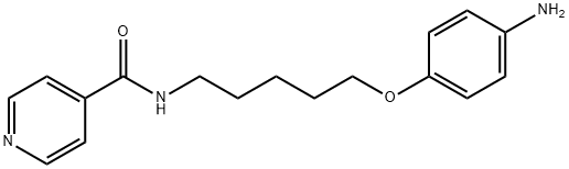 N-[5-(4-aminophenoxy)pentyl]pyridine-4-carboxamide