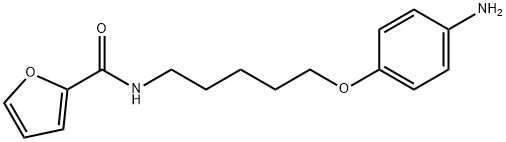 N-[5-(4-aminophenoxy)pentyl]furan-2-carboxamide