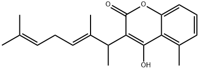 4-Hydroxy-5-methyl-3-[(2E)-1,2,6-trimethyl-2,5-heptadienyl]-2H-1-benzopyran-2-one