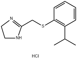 2-[(2-propan-2-ylphenyl)sulfanylmethyl]-4,5-dihydroimidazole chloride