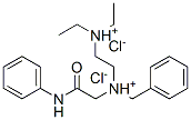 2-(benzyl-(phenylcarbamoylmethyl)ammonio)ethyl-diethyl-azanium dichlor ide