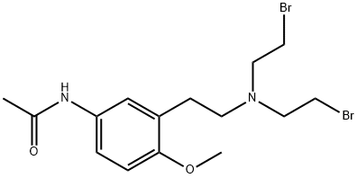 N-[3-[2-(bis(2-bromoethyl)amino)ethyl]-4-methoxy-phenyl]acetamide