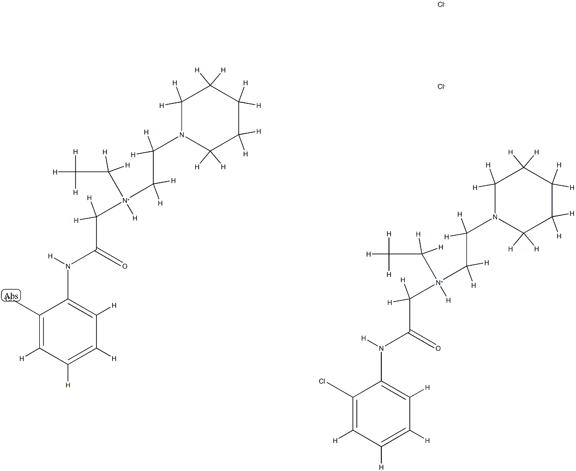 (2-chlorophenyl)carbamoylmethyl-ethyl-[2-(3,4,5,6-tetrahydro-2H-pyridi n-1-yl)ethyl]azanium dichloride