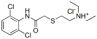 2-[(2,6-dichlorophenyl)carbamoylmethylsulfanyl]ethyl-diethyl-azanium c hloride