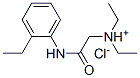 diethyl-[(2-ethylphenyl)carbamoylmethyl]azanium chloride
