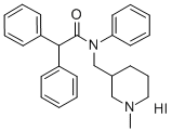 2,2-Diphenyl-N-((1-methyl-3-piperidyl)methyl)acetanilide hydriodide