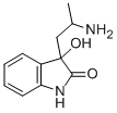 2-INDOLINONE, 3-HYDROXY-3-(2-AMINOPROPYL)-