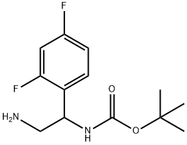 叔-丁基 N-[2-氨基-1-(2,4-二氟苯基)乙基]氨基甲酯